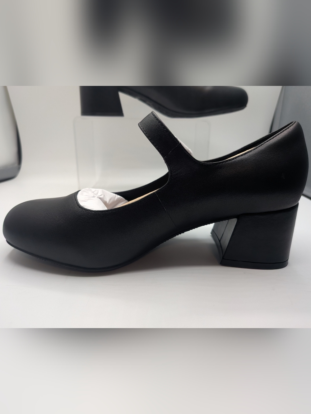 Astor Heeled Mary Jane -NWB 7.5WW Black - Picture 4 of 14
